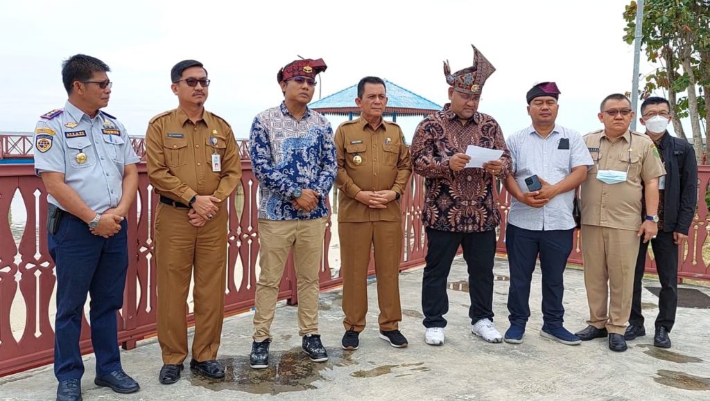 Sebelum Pulang Jakarta,Teguh Santosa Bacakan Deklarasi Natuna